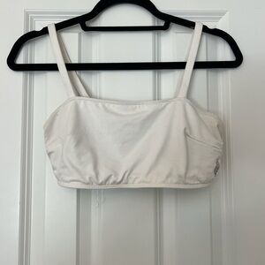 Free People Movement White sports bra